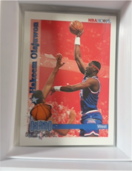 1992-93 NBA Hoops #314 Hakeem Olajuwon — front
