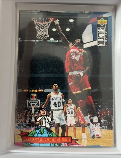 1994 Upper Deck Collector's Choice #399 Hakeem Olajuwon — front