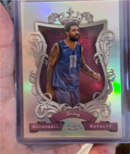 2023-24 Topps Chrome #RR-12 Kyrie Irving Roundball Royalty Refractor — front