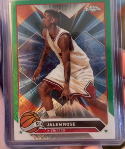 2023-24 Topps Chrome #194 Jalen Rose — front