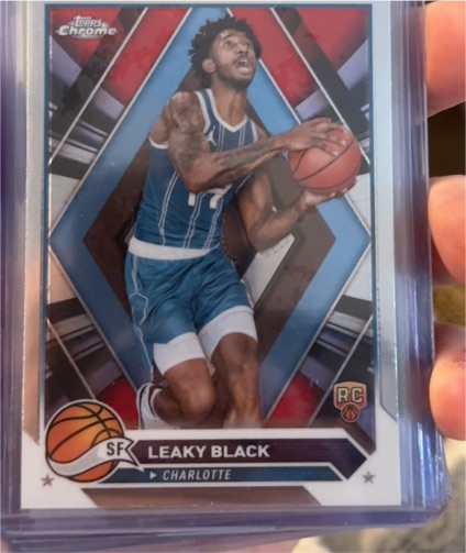 2023-24 Topps Chrome #51 Leaky Black — front