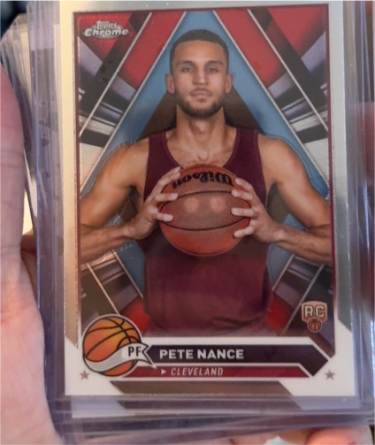 2023-24 Topps Chrome #144 Pete Nance — front