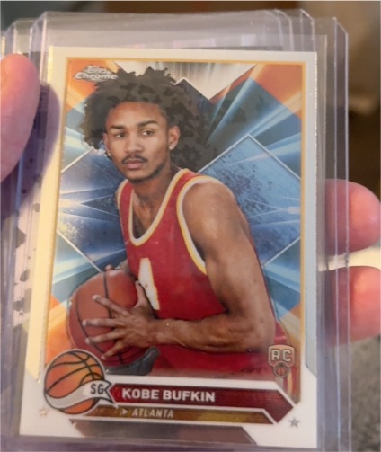 2023-24 Topps Chrome #197 Kobe Bufkin — front