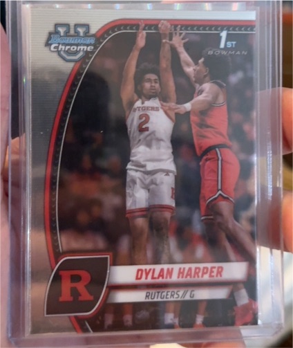 2025 Bowman University Chrome #22 Dylan Harper — front