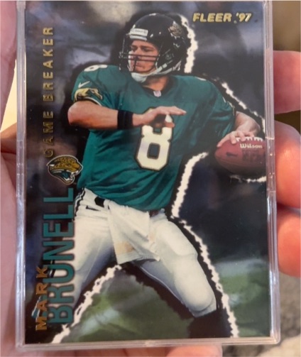 1997 Fleer Game Breakers #5 Mark Brunell — front