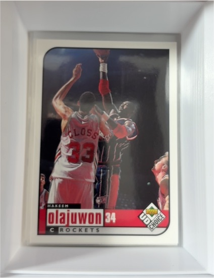1998 Upper Deck UD Choice #34 Hakeem Olajuwon — front