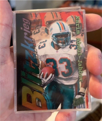 1997 Fleer Ultra Blitzkrieg #3 Karim Abdul-Jabbar — front