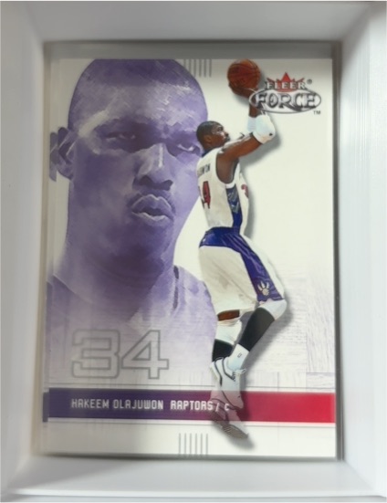 2001-02 Fleer Force #64 Hakeem Olajuwon — front