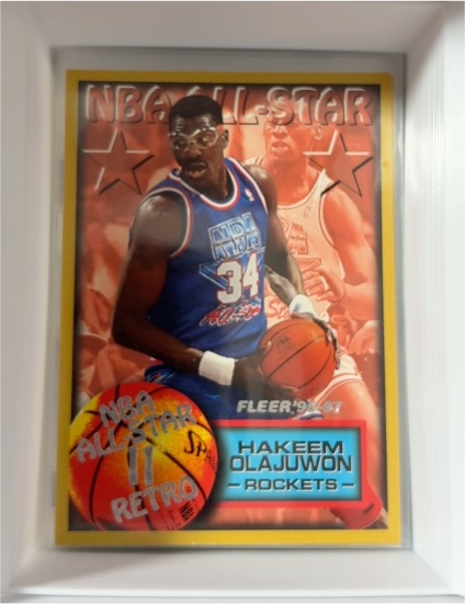 1996-97 Fleer #279 Hakeem Olajuwon NBA All-Star Retro — front
