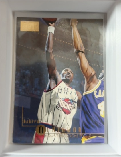 1996-97 Skybox Premium #45 Hakeem Olajuwon — front