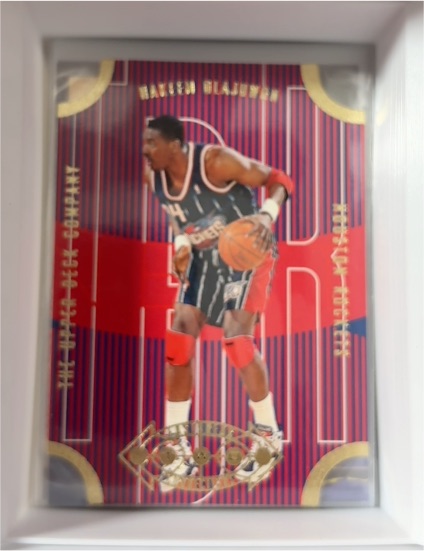 1996-97 Upper Deck Fast Break Connections #FB5 Hakeem Olajuwon — front