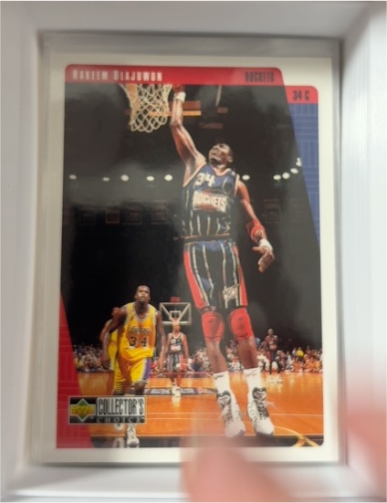 1997-98 Upper Deck Collector's Choice #252 Hakeem Olajuwon — front