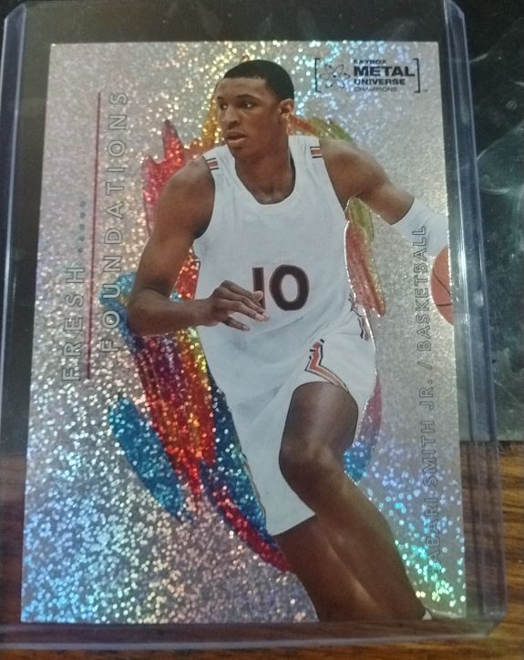 2022 Skybox Metal Universe Champions #FF1 Jabari Smith Jr. — front