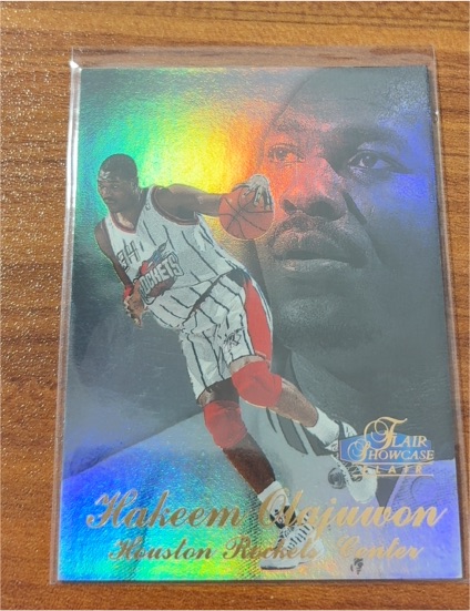1997-98 Flair Showcase #28 Hakeem Olajuwon — front