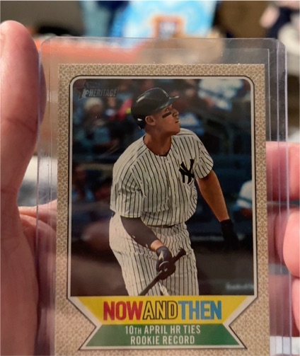 2017 Topps Heritage High Number #NT-10 Aaron Judge — front