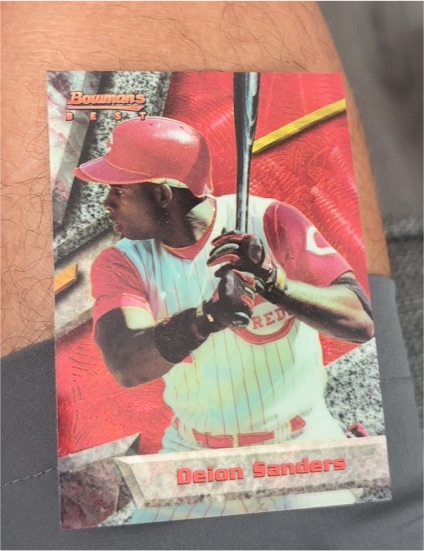 1994 Bowman's Best #38 Deion Sanders — front