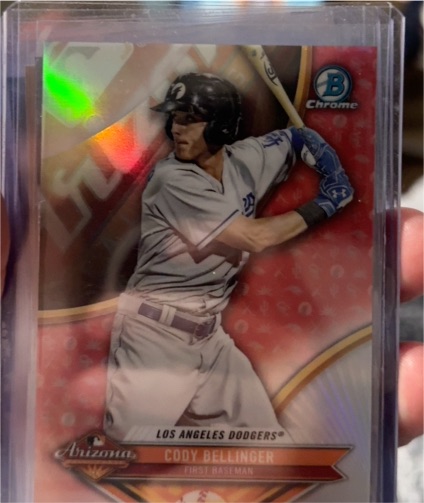 2017 Bowman Chrome Arizona Fall League #AFL-CB Cody Bellinger — front
