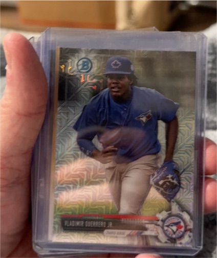 2017 Bowman Chrome Mega Box #BCP32 Vladimir Guerrero Jr. — front