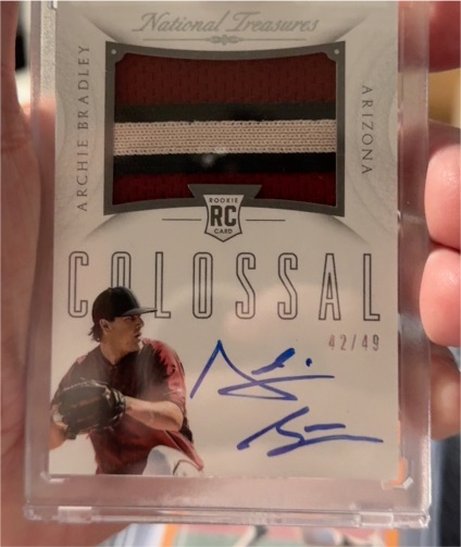 2015 Panini National Treasures #2 Archie Bradley — front