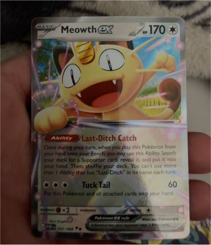 2014 Pokémon XY Ancient Origins #62 Meowth EX — front