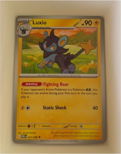 2022 Pokémon Perfect Order #027 Luxio — front