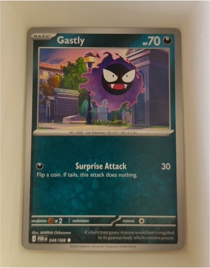 2026 Pokémon Perfect Order #048 Gastly — front