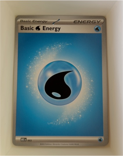 2025 Pokémon MEE #003 Basic Water Energy — front