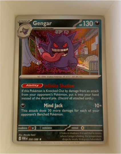 2026 Pokémon Perfect Order #050 Gengar — front