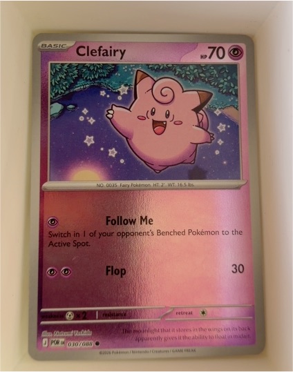 2026 Pokémon ME03: Perfect Order #030 Clefairy — front