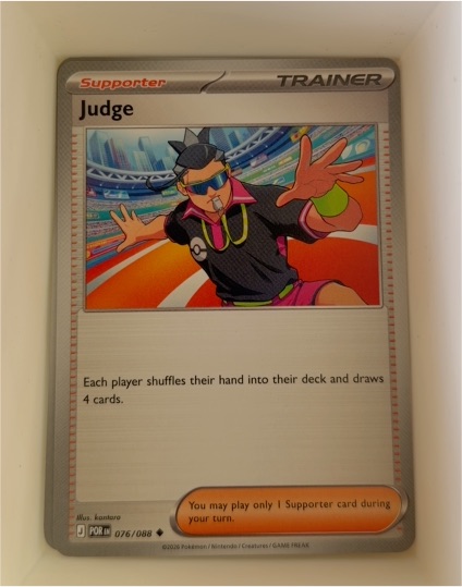 2026 Pokémon Perfect Order #076 Judge — front