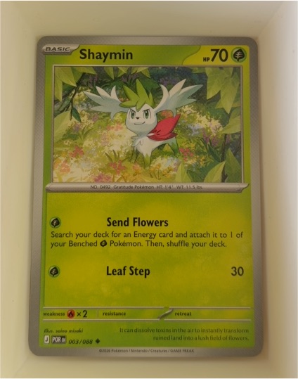 2026 Pokémon Perfect Order #003 Shaymin — front