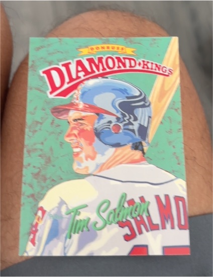 1994 Donruss Diamond Kings #DK-4 Tim Salmon — front
