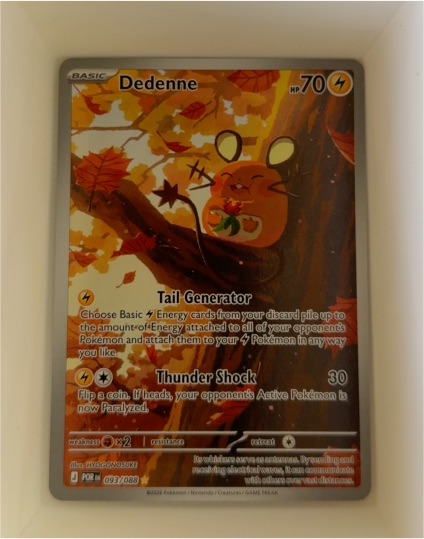 2020 Pokémon Perfect Order #093 Dedenne — front