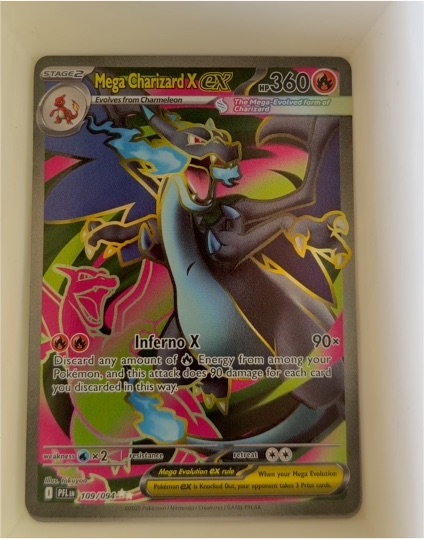 2021 Pokémon TCG Mega Charizard X EX 109/094 Phantasmal Flames — front