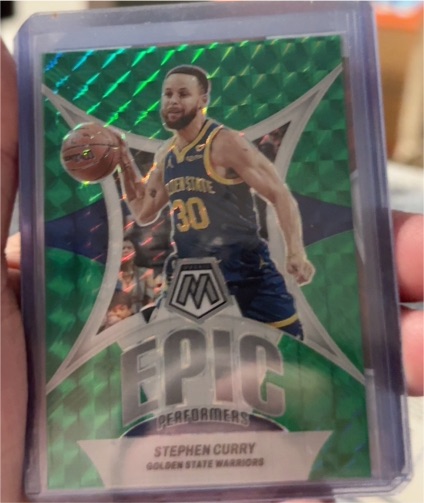 2023-24 Panini Mosaic Epic Performers #14 Stephen Curry — front