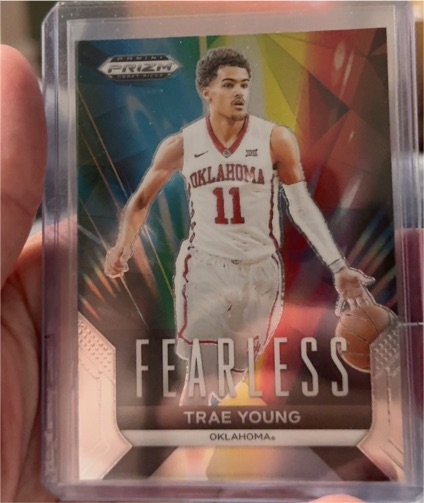 2024 Panini Prizm Draft Picks Fearless #1 Trae Young — front