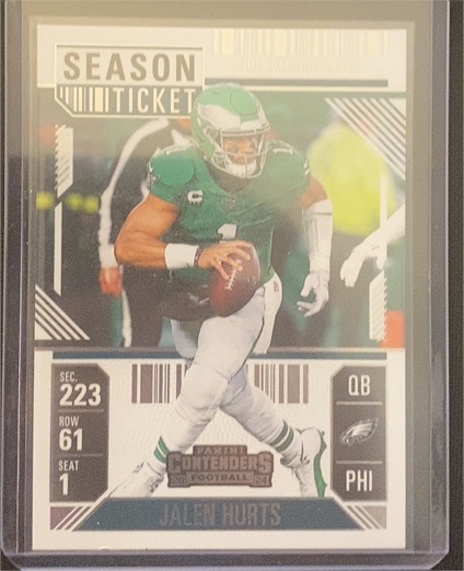 2024 Panini Contenders Season Ticket #79 Jalen Hurts — front