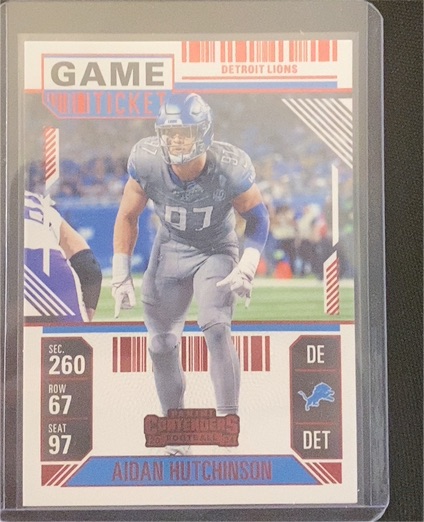 2024 Panini Contenders #34 Aidan Hutchinson — front