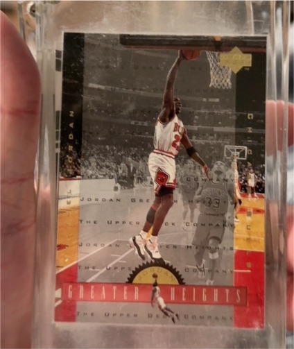 1996-97 Upper Deck #GH10 Michael Jordan Greater Heights — front