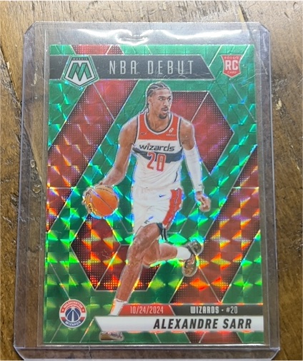 2024-25 Panini Mosaic NBA Debut #254 Alexandre Sarr — front