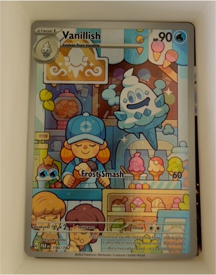 2023 Pokémon SV04: Paradox Rift #190 Vanillish — front
