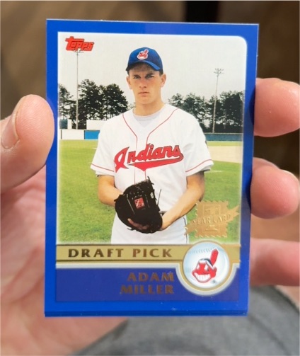 2003 Topps Draft Pick Adam Miller — front