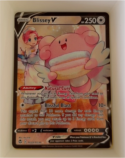 2022 Pokémon TG22/TG30 Blissey V — front