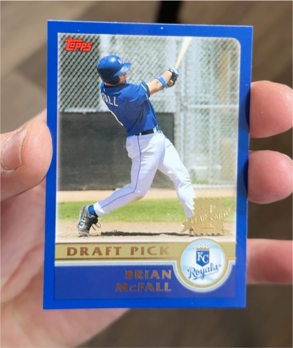 2024 Topps Draft Pick Blue Border Brian McFall — front
