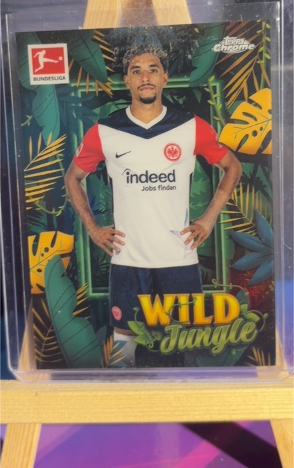 2024-25 Topps Chrome Bundesliga #WJ-16 Omar Marmoush Wild Jungle — front