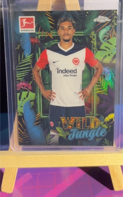 2024-25 Topps Chrome Bundesliga Wild Jungle Omar Marmoush — front