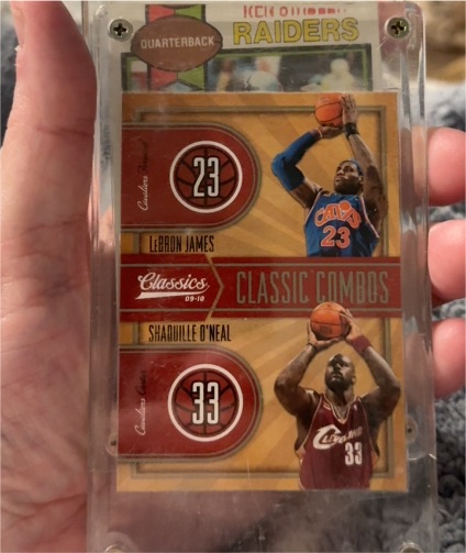 2009-10 Panini Classics #2 Classic Combos LeBron James, Shaquille O'Neal — front