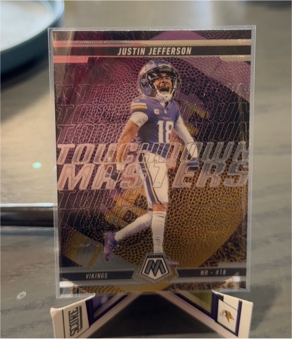 2025 Panini Mosaic Touchdown Masters #4 Justin Jefferson — front