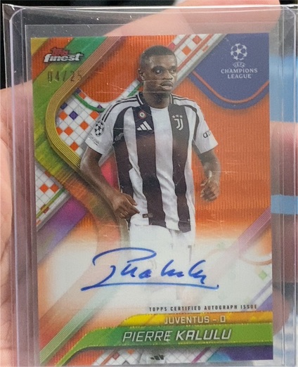 2024-25 Topps Finest UEFA #BA-PK Pierre Kalulu — front