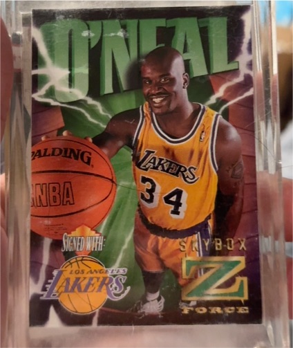 1996-97 Skybox Z Force #64 Shaquille O'Neal — front